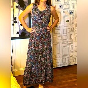 Lands end maxi dress like new condition